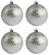 Набор шаров 4шт 8см серебро SYQA-0122301 Набор шаров 4шт 8см серебро SYQA-0122301