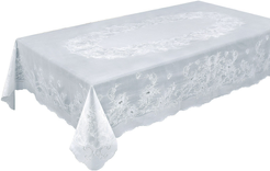 Скатерть прямоугольная Niklen 137х180см белый, ПВХ