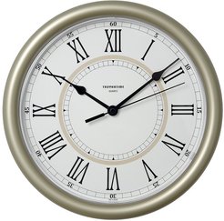 Часы настенные классика d=24,5см серый 21272210