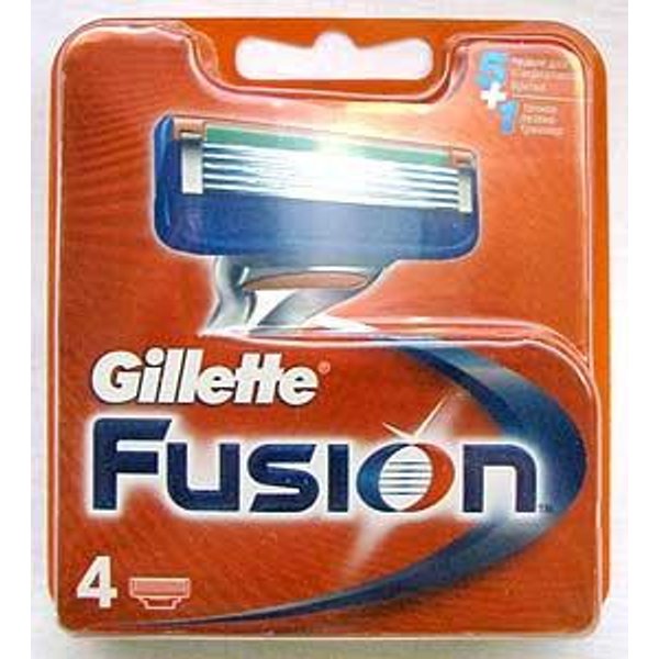 Кассеты сменные д/бритья Gillette Fusion 4шт