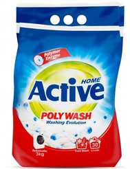 Порошок стиральный д/машины-автомат Active 3кг Poly Wash 