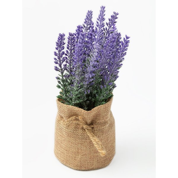 Цветок в горшке Lavender Holt Floox 7,5х7,5х18см комбинированные материалы бежевый