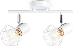 Спот TR8628/2 WH/CH белый/хром E27х2 max 40W 260х91х175