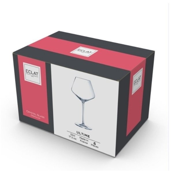 Набор бокалов д/красного вина Eclat Cristal d'Arques Ultime 520мл 6шт стекло