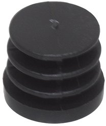 Ножка-заглушка наружняя d25мм пласт.черная