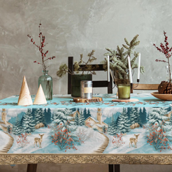 Скатерть прямоугольная Vse DOMA Лес чудес 145х180см хлопок