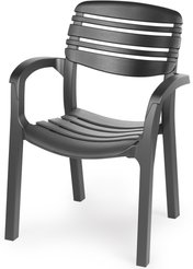 Кресло Атлант 58,5х56х83см графит 