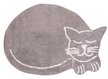 Коврик для ванной комнаты 50х70см Gato серый, хлопок