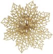 Украшение подвесное Рождественник золотистый глиттер 120мм Украшение подвесное Рождественник золотистый глиттер 120мм