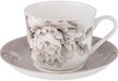 Пара чайная Lefard White flower 500мл фарфор, серый