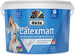 Краска интерьерная моющаяся DUFA LATEXMATT база1 (2,5л)