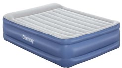 Матрас надувной Bestway 152х203х61см с подголовником, встроенный электрический насос, до 300кг 67690
