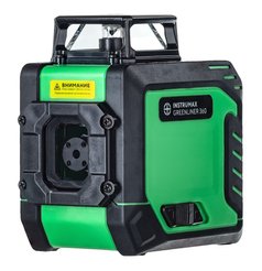 Уровень лазерный INSTRUMAX GREENLINER 360 дальность до 40м