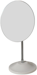 Зеркало настольное косметическое MIRROR 150х150х180 белый