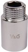 Удлинитель латунный V&G 1/2" xромированный 30мм