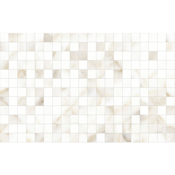 Плитка настенная Calacatta Gold 25х40см белая мозайка 1,4м²/уп(10100001118)