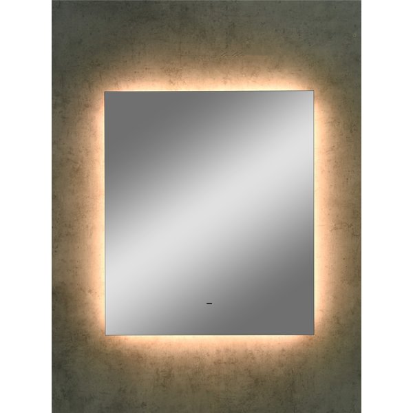 Зеркало Trezhe Led 60х70см с бесконтактным сенсором, теплая подсветка