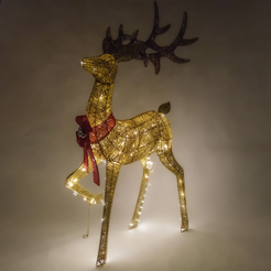 Фигура светодиодная Олень 105х30х180см, 170LED, теплый белый свет, SYTYA-3325034