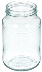 Банка винтовая стекло D82 1,5л