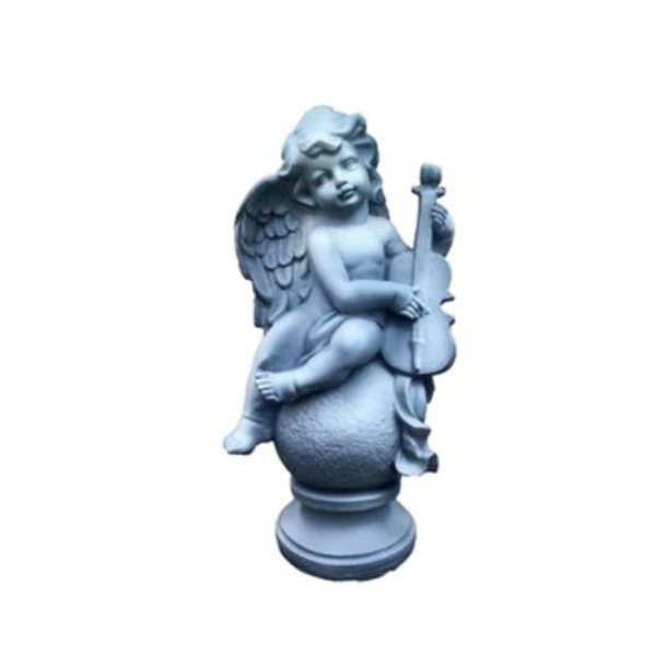 Фигурка садовая Ангел большой со скрипкой 50x28см