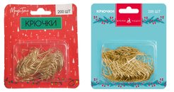 Крючки декоративные 12x10,5x2см 200шт 88557