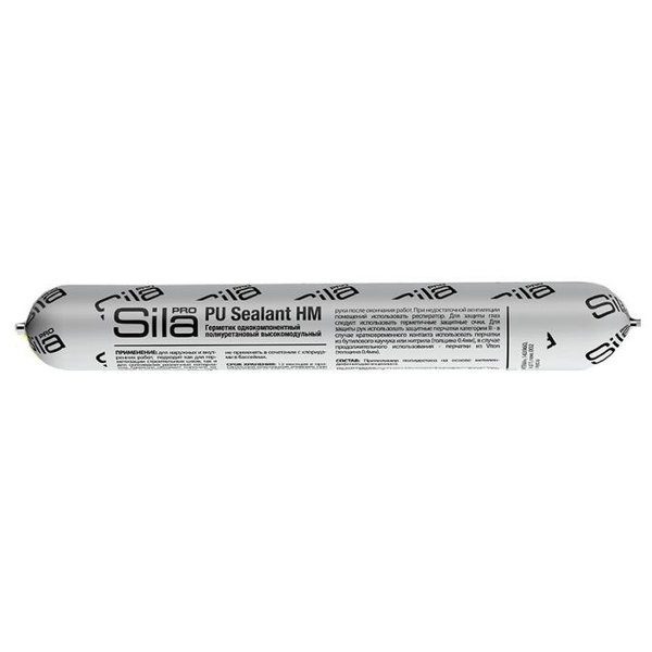Герметик полиуретановый высокомодульный SILA PRO PU Sealant HM черный (600мл)