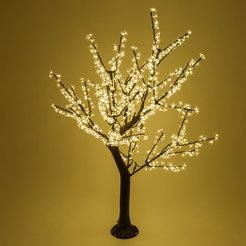 Фигура светодиодная внешняя Дерево Сакура 180х130см 768LED IP44, 220V, теплый белый свет, SYD-1624285A