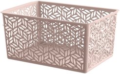 Корзинка д/хранения IDILAND Linden 3,2л 23х16х11см бежевый ПП