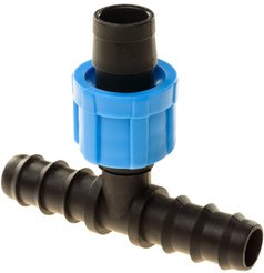 Тройник переходной с трубки капельного полива на капельную ленту (d 16),MP-У