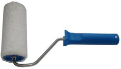 Валик велюр 140мм, ворс 4мм с ручкой Korvus 0306180