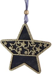 Украшение из дерева Звезда 11х0,5х11см SYMZPA-442120