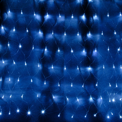 Электрогирлянда сетка внутренняя 1,5х1,5м 160LED, белый SYCL-016