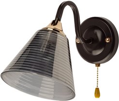 Бра Тетро 1х60W Е27 металл, стекло, кофе