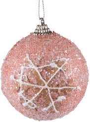 Шар с узором 8см розовый SYPMQA-1021226