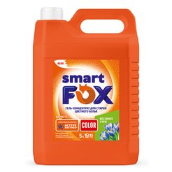 Гель-концентрат д/стирки Smart Fox Color 5л Весеннее утро