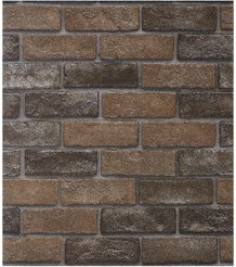 Обои самоклеящиеся ПВХ LAKO DECOR Кирпичная кладка коричневый 500х6000х2,5мм (рулон 3м²)