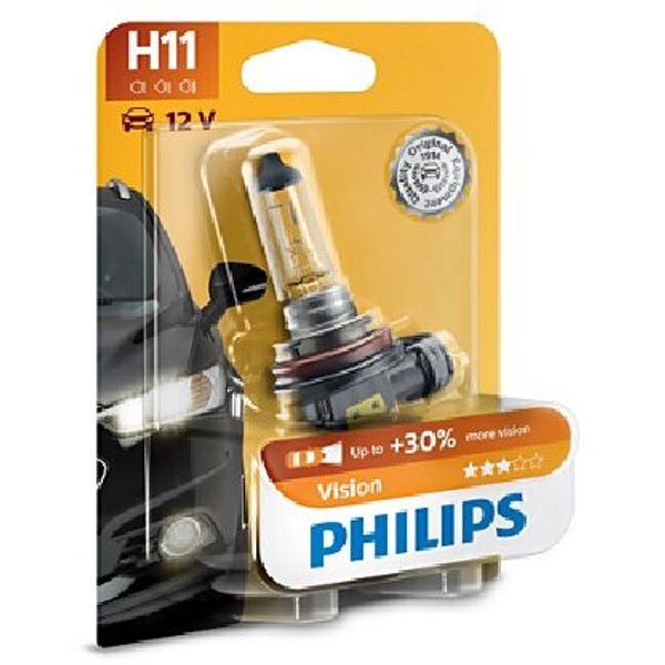 Автолампа H11/12V/55W Philips