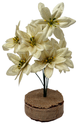 Украшение настольное 33см с жёлтыми цветами SYWB-0321116