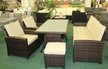Комплект мебели F5788 6 предметов (стол, диван 2-х, 2 стула, 2 пуфа)
