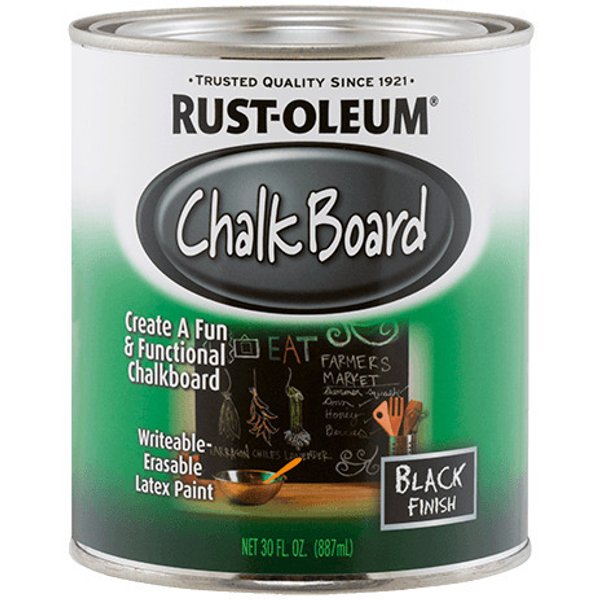 Краска Rust-Oleum Specialty с эффектом грифельной доски Чёрный 0,887л/0,946л