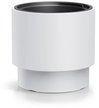 Кашпо пластиковое HEOS d39,5см h37см v40л, белый, с вкладкой v20л