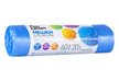 Мешки для мусора 60л, 20шт, Fun Clean Прочные голубые
