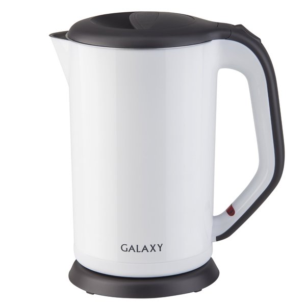 Чайник электрический Galaxy GL0318,2000Вт 1,7л,металл/пластик,белый