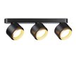 Спот Ambrella light TN71295/3 BK/GD черный/золото 12W 3хGX53