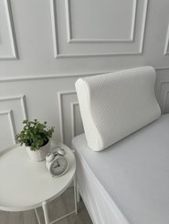 Подушка анатомическая с эффектом памяти ТМ IDEASON, 100% ПЭ, размер 60х40 см