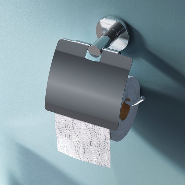 Держатель для туалетной бумаги с крышкой AM.PM X-Joy, хром, A85A341400