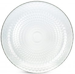 Тарелка обеденная OSZ Идиллия 25см стекло