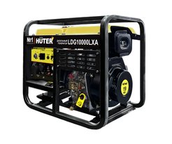 Генератор дизельный Huter LDG 10000LXА 8500/7500Вт 220В ручной+электростартер
