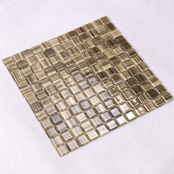 Мозаика Tessare 30,5х30,5х0,6см стекло золото-бежевый шт(R05)
