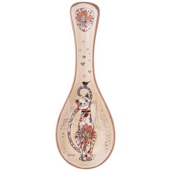 Подставка д/ложки Agness Парижские коты 25х9х2,5см керамика